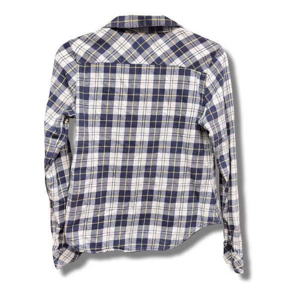 JW Signatures M Plaid Flannel Button-Down Shirt Multicolor - Picture 2 of 8